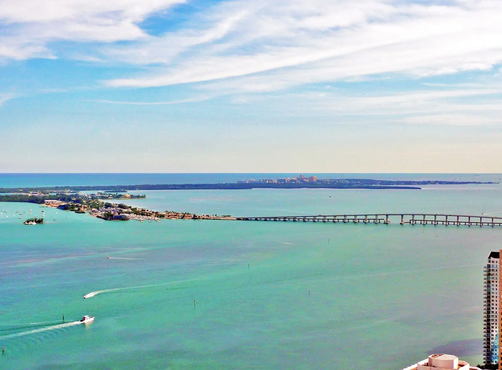 Key Biscayne aerial view